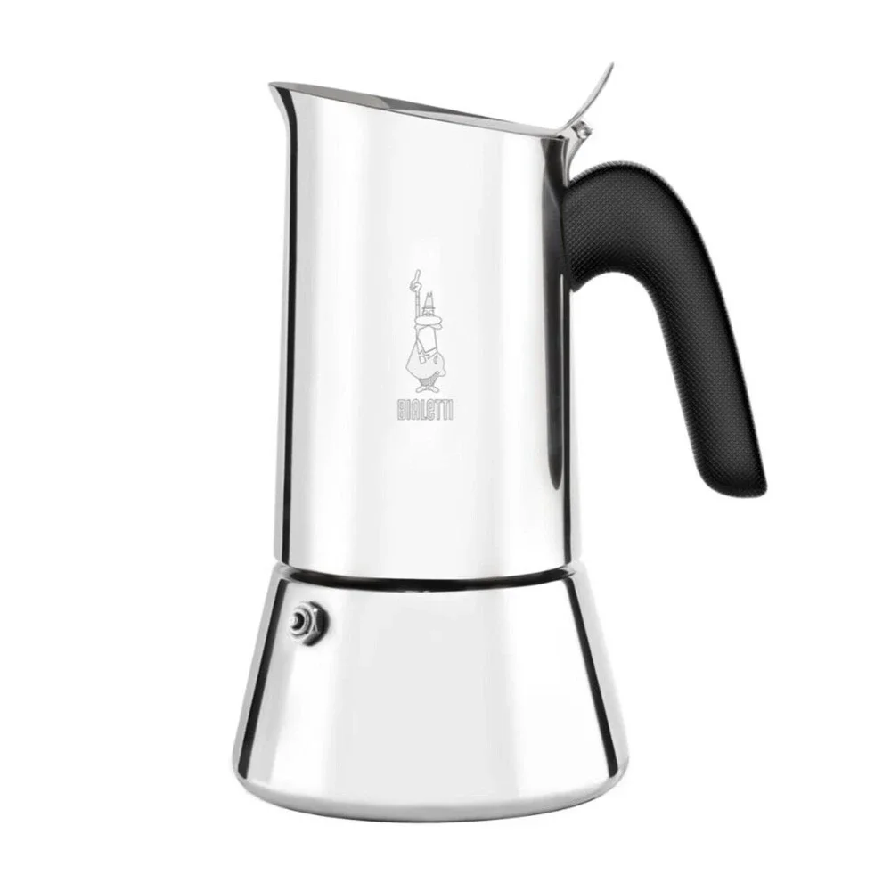 Bialetti Venus Caffettiera in Acciaio INOX, Adatta all'Induzione, Inossidabile,